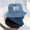 Caps Hoeden Cowboy Denim Emmer Hoeden Dames Heren Panama Outdoor Hip Hop Retro Washed Girl Fisherman Street Merchandise H 220519 Drop Del Dhscw