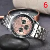 Orologi multifunzioni per uomini 48 mm diametro tutto quadrante da lavoro quarzo orologio navitimer 1884 top designer marchio di lusso cronografo cl300w aa