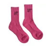 3 Paren Designer Sock Autumn and Winter Graffiti Letters Street Art Pure Color Cotton Toeke Toekjes Bodem Sportsokken Mannen en Women Fashion