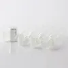 10 ml/10gram glas rullar på flaskröret med aluminium cap 10cc glas rullskulprov klar flaske doft parfym 6 färger plruq