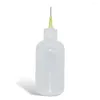 Lagringsflaskor 5 nålspetsflaska 13 4,4 cm påfyllningsbar och återanvändbar vätskeflödesdispenseroljeapplikator Droper Plastic Squeeze
