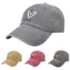 Casquettes de baseball Hommes Chapeaux Amour Brodé Lavé Casquette de Baseball Pare-Soleil Femme D Do Vieux Couple Avec Papa