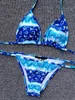 Bikini Sommer Designer Damen Bikinis Set Sexy Clear Strap Luxus Badeanzug Stars Shape Swimwears Damen Badeanzug Bademode Strandkleidung Damen Biquini FF002