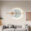 Wandlampen glaslamp gemonteerd LED -licht buitenkant kawaii kamer decor bed kophoofd siemen blauw