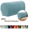 Chair Covers 2Pcslot Stretch Armrest Set Sofa Arm Protectors Armchair Solid Couch Cover Removable Elastic Loveseat Sover 231127