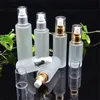 Frosted Glass Bottle Lotion Spray Pump Bottles Jars Perfume Container Comestic Refillable Storage Packaging 20ml 30ml 40ml 50ml 60ml 80 Dmkl