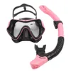 Dykningstillbehör JSJM Professional Snorkel Mask Snorkels Goggles Glasögon Simning Tube Set Adult Unisex 231127