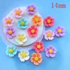 Obiekty dekoracyjne figurki 30pcs kawaii urocze mieszane kwiaty płaskie z backbeny kabochony Scrapbooking DIY Rzemiosła dekoracja akcesoria e199 230428