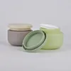 Storage Bottles 20pcs/lot 250ml Gray/Green Cream Jar Body Lotion Scrub Hair Mask Cosmetic Bottle Container Travel Portable Organizer