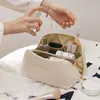 Astucci per cosmetici Astucci per trucchi portatili Borsa per cosmetici da viaggio in pelle di grande capacità Custodia impermeabile da donna Organizer da toilette multifunzione 230428