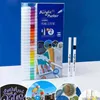 12pcswatercolor щетка Акриловая водонепроницаемая DIY Paint Sight Kids Marker Marte Good для фестиваля фестиваля керамической кружки P230427