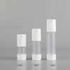 収納ボトル15ml 30ml 50ml Forsted CCLEARエアレスローションポンププラスチック容器トラベル化粧品スキンケアクリームボトルディスペン