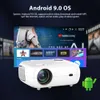 プロジェクターProgaga PG500 REAL 1080PフルHDポータブルプロジェクターWiFi Android 9サポート