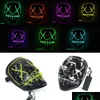 Máscaras de festa máscara engraçada do ano eleitoral de purga ótima para o festival Cosplay Halloween LED Drop Drop Drop Home Garden Dhgmg festivo