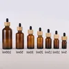 Empty Skin Care Dropper Bottles For Cosmetics Essential Oil Toner Bottle Amber Clear Glass Packaging Bottles Rbqgv