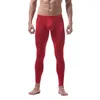 Roupa interior térmica masculina de seda gelo longo johns leggings femininos calças de casa masculina