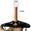 Dildos/Dongs Thierry 2 Pcs Lesbian Strap on mini Dildo Panties Strapon Harness Flexible Dong Realistic Penis Sex Toys for Woman Sex Products 231128