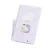 Hochwertiger Steckerabdeckung Haltbar bequemer Auslassabdeckung Duplex Wandplatte LED Night Light Cover Umgebungslichtsensor für Flur 110V 120 V