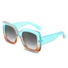 Sunglasses Rhinestone Diamond Square For Women Men Luxury Design Retro Vintage Female Car Driving Big Sun Glasses Eyewear 2023