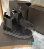 Bota feminina designer tasman neve botas de inverno moda senhoras plataforma chinelos de pele clássico mini camurça pele de carneiro lã tornozelo botas