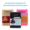 Beauty Fashion ATM Mini Password Money Box Electronic Piggy Bank Safety Chewing Cash Coins Saving Automatic Deposit Banknote Kids Gift 230427