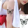 Tattoos Farbige Zeichnung Aufkleber Wasserdicht Temporäre Tattoo Aufkleber Musik Note Tattoos Flash Fake Tatoo Tatouage Tatto Für Männer Frauen Kinder L231128