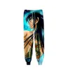 Calças saint seiya 3d impresso calças de pista meninos estudante anime cavaleiros do zodíaco cosplay moletom calças de grandes dimensões das mulheres dos homens