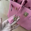 Tote Cow Classic Lady Top Top Bag Layer Quality Designer Bags Girl's Leather Heart Pink Lychee Handbag Grain Mini Cross-Body Small Trend Uz3V
