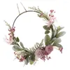 Guirlande de fleurs décoratives artificielles, guirlande de feuilles vertes, fleur d'été florale en plastique