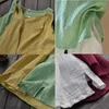 Camis Women Summer Top Camis O Neck Shirts Female Cotton Linen Basic Sleeveless Tees mom Loose Casual Tank Top Women 2022