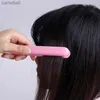 Hair Curlers Straighteners 1PC New Curling Iron Mini Hair Iron Pink Corrugated Plate Electric Curling Iron Hair Art Styling ToolsL231222