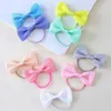 Hair Accessories 40Pcs Children Cute Elastic Bands For Girls Baby Lovely Rubber Infants Ponytail Ribbon Holder Kids