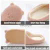 home shoes Winter Warm Plush Slippers Women Non-Slip Indoor Home Fur Slipper Shoes Cute Silent Slides Bedroom Flat Floor Shoes For Couplevaiduryd