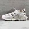 2022 Scarpe casual Triple S track 3.0 Sneakers Suola in cristallo di azoto trasparente Scarpe da corsa Uomo Donna Scarpe da ginnastica Nero Bianco Verde TAGLIA 3- DFQ 006