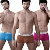 Underbyxor 2pcslot Mens Underwear Breattable Seamless Cotton Printed Letters 3D Small Bags Boxer Shorts 231128