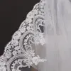 Bridal Veils Luksusowy 5 metrów długości koronki welon ślubny jedna warstwa 500 cm biała kość słoniowa plus z akcesoriami grzebieniowymi