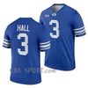 Allgeier Tyler NCAA College BYU Cougars Football Jerseys 2024 Independence Bowl Jaren Hall Zach Wilson Troy Warner Puka Nacua Baylor Romney High