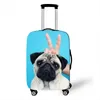 Stuff Sacks Fashion Dog Pattern Bagage Cover Designer Thicken Protective Travel Accessories For 1832 Inch Trolley Case 231124