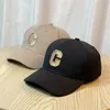 Nouveau Big C Lettre en trois dimensions Mode de baseball Couple polyvalent Duck Tongue de la languette des hommes et des femmes tendance du chapeau de soleil