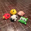 Bath Toys 1 PCS Lovely in the room for Children Water Spray Animal Soft Rubber Duck Green Frog toy Gift