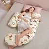 Maternity Pillows Cozy Maternity Support Pillow Breastfeeding Nursing Side Sleeper Long Pregnancy Pillow Full Body Q231128