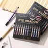 Eye Shadow 12 Färger Makeup Eyeshadow Stick Pen Set Cosmetics Shimmer Eye Shadow Pencil Kit varaktiga Pigment Vattentäta färgglada ögonverktyg 231128