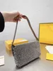 Sac de luxe Fenndl Faquen pour femmes Sacs de créateurs Sacs à bandoulière Fourre-tout Texture Brevet Braidr sac Totebag Nouvelle tendance de la mode Rétro Enveloppe Sac Messenger Sac Bandoulière