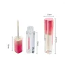 Bouteilles de stockage vides 3.5ml, bouteille de rouge à lèvres en forme de cœur rose, Tube de brillant à lèvres rechargeable, conteneur Portable 36 pièces