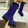 New womens ski boots designer boots snow boots sheepskin lining over the knee boots warmth comfort boots with brand logo on upper Knee Boots Long boot Large size 35 43