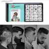 Tattoos Colored Drawing Stickers 20x60x Hair Trimmer Tattoo Template Carved Coloring Pattern Stencil Tattoo Barber Salon Hair Styling Tool Tattoo Salon SuppliesL