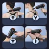 Helkroppsmassager Professionell smart massage pistol hals bakmuskel relaxer elektrisk ledning 8kinds huvud fascia 231128