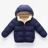 Jackets Baby Kids Jackets Boys Winter Thick Coats Warm Cashmere Outerwear For Girls Hooded Jacket Children Clothes Toddler Overcoat 1-6Y 231127