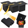 Graduation Grattis Present DIY Candy Cake Packaging Boxes Bachelor Cap Surprise Box For Son/Daughter Graduated Party 5/10p