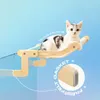 Mats Cat Hanging Bed Window Sill Seat Hammock Adjustable Durable Steady Pet Bed AllAround Sunbath Space Saving Cat Window Perch